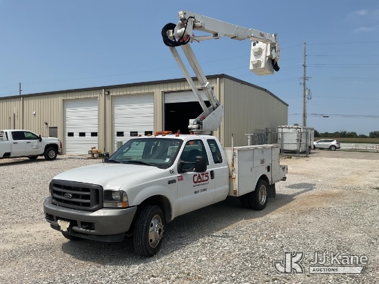 (Wright City, MO) Altec AT37-G, Articulating & Telescopic Bucket Truck mounted behind cab on 2003 Fo