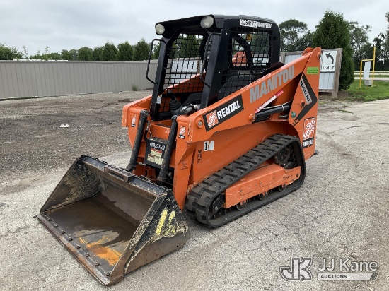 (South Beloit, IL) 2022 Manitou 1050RT Tracked Skid Steer Loader Runs, Moves & Operates