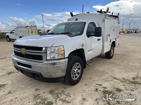 (Houston, TX) 2013 Chevrolet Silverado 3500HD Enclosed Service Truck Runs & Moves