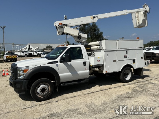 (South Beloit, IL) Altec AT200A, Telescopic Non-Insulated Bucket Truck mounted behind cab on 2014 Fo
