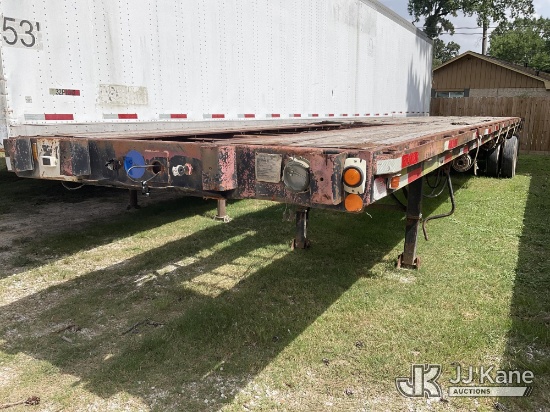 (Spring, TX) 1988 Fontaine Trailer Co High Flatbed Trailer