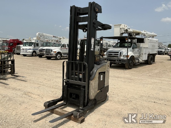 (Waxahachie, TX) 2010 Crown RR5220-35 Stand-Up Forklift Not Running, Condition Unknown