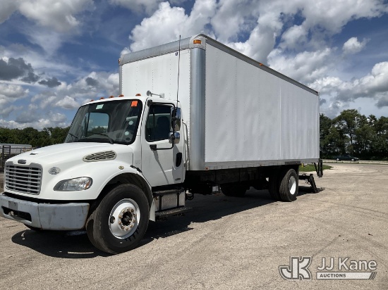 (South Beloit, IL) 2009 Freightliner M2 106 Van Body Truck Runs & Moves, Liftgate Operates