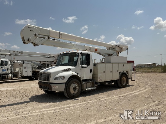 (Odessa, TX) HiRanger/Terex 5TC-55, Articulating & Telescopic Material Handling Bucket Truck rear mo