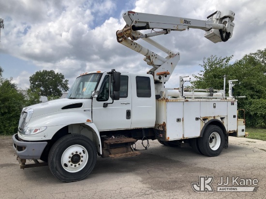 (South Beloit, IL) Altec TA40, Articulating & Telescopic Bucket Truck mounted on 2013 International