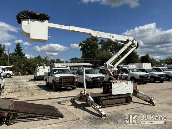 (South Beloit, IL) Altec AT37GW, Articulating & Telescopic Bucket mounted on 2012 Altec Tracked Back