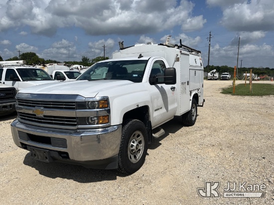 (Houston, TX) 2015 Chevrolet Silverado 3500HD Service Truck (Runs & Moves)
