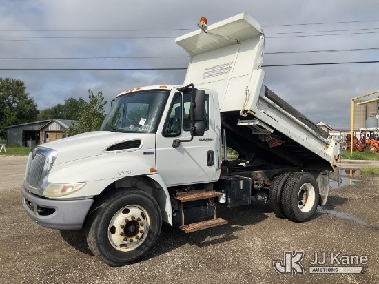 (South Beloit, IL) 2014 International DuraStar 4300 Dump Truck Runs, Moves, & Dump Operates) (Dash W
