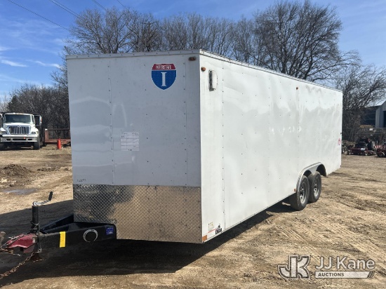 (Shakopee, MN) 2022 Interstate VICTCC20TA2 T/A Tagalong V-Nose Enclosed Trailer