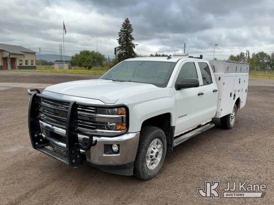 (Superior, WI) 2015 Chevrolet Silverado 2500HD Utility Truck Runs, Moves & Operates