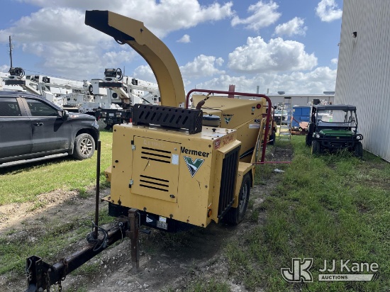 (Houston, TX) 2018 Vermeer BC1000XL Chipper (12in Drum) Not Running, Condition Unknown) (Buyer Self
