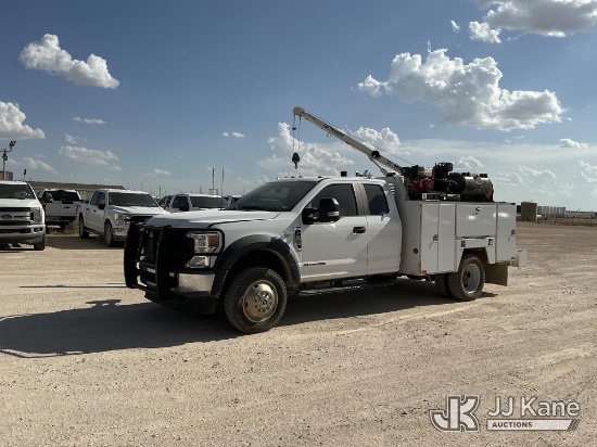 (Midland, TX) 2022 Ford F-550 Extended-Cab Mechanics Service Truck Runs & Moves