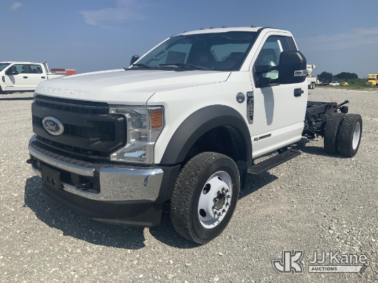 (Hawk Point, MO) 2022 Ford F-550 Regular Cab DRW Cab & Chassis Duke Unit) (Runs & Moves.