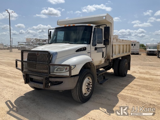 (Marion, TX) 2011 International 4400 Dump Truck Runs, Moves & Dump Does Not Operate) (Conditions Unk