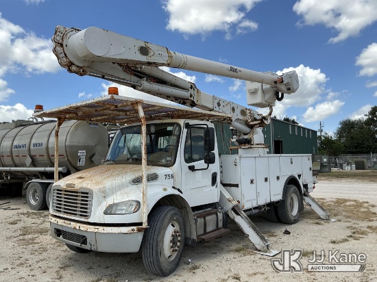 (Olmito, TX) Altec AM55, Articulating & Telescopic Material Handling Bucket Truck rear mounted on 20