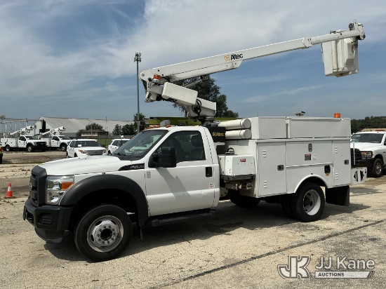 (South Beloit, IL) Altec AT200A, Telescopic Non-Insulated Bucket Truck mounted behind cab on 2013 Fo
