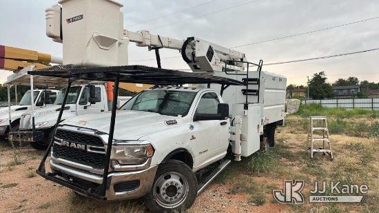 (Oklahoma City, OK) Terex LT40, Articulating & Telescopic Bucket mounted behind cab on 2021 RAM 5500
