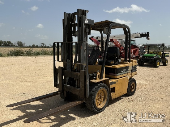 (Marion, TX) 1997 Daewoo D30S Pneumatic Tired Forklift Not Running, Condition Unknown