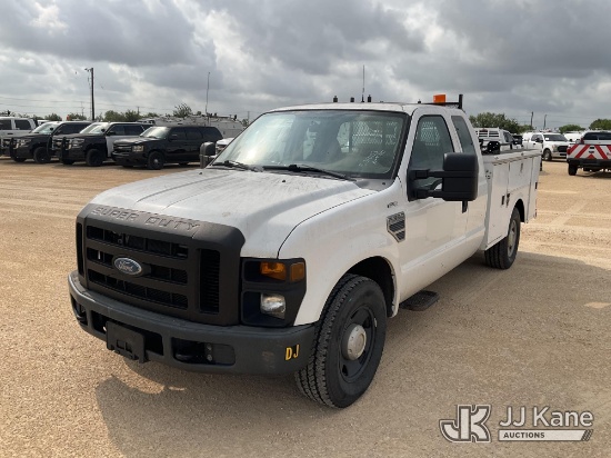 (Marion, TX) 2008 Ford F-350 SD Extended-Cab Service Truck Runs & Moves