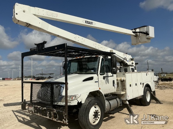 (Karnes City, TX) Versalift VN50I, Bucket Truck rear mounted on 2012 International 4300 Utility Truc