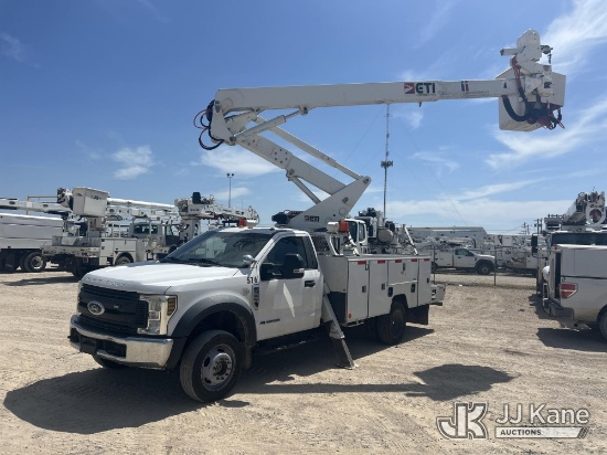 (Waxahachie, TX) ETI ETOMH40-IH, Articulating & Telescopic Material Handling Bucket Truck mounted be