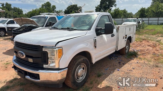 (Oklahoma City, OK) 2017 Ford F-250 SD Service Truck Not Running, Conditions Unknown) (Seller States