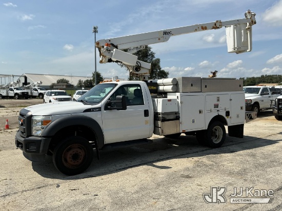 (South Beloit, IL) Altec AT200A, Telescopic Non-Insulated Bucket Truck mounted behind cab on 2015 Fo
