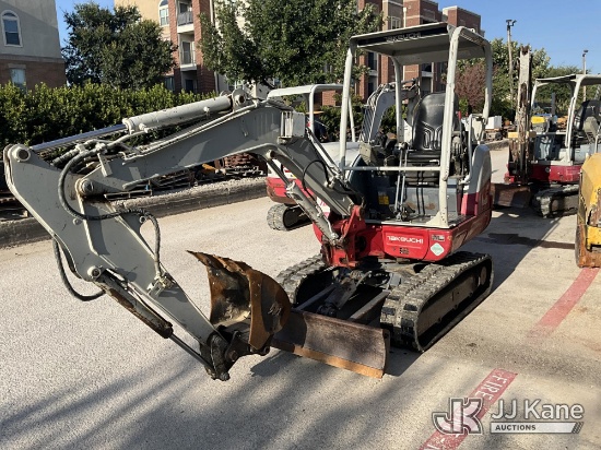 (Carrollton, TX) 2015 Takeuchi TB230 Mini Hydraulic Excavator Runs, Moves & Operates