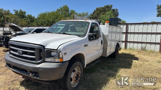 (Oklahoma City, OK) 2003 Ford F-450 SD Mechanics Service Truck Runs & Does Not Moves) (Crane Does No