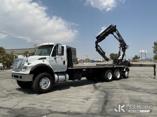 (Salt Lake City, UT) Hiab 288E-4 Hipro, Knuckleboom Crane rear mounted on 2005 International 7600 T/
