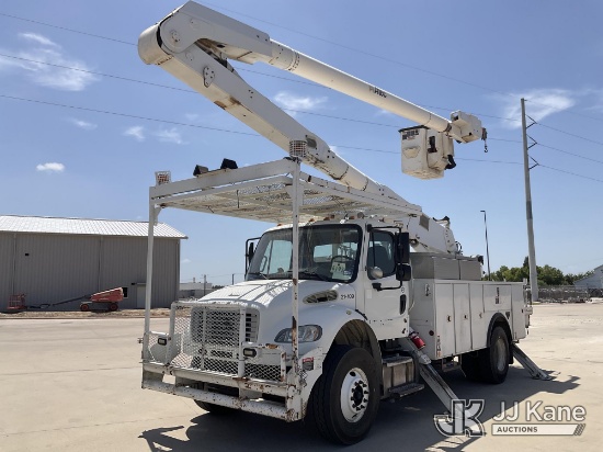 (Bryan, TX) Altec AA755MH, Material Handling Bucket Truck rear mounted on 2013 Freightliner M2 106 U