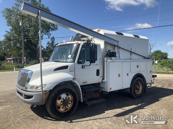 (South Beloit, IL) 2010 International 4400 High Top Service Truck Runs, Moves & PTO/Compressor Opera