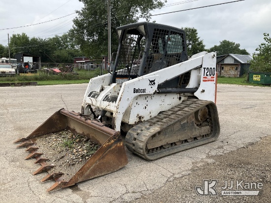 (South Beloit, IL) Bobcat T200 Tracked Skid Steer Loader Runs, Moves & Operates