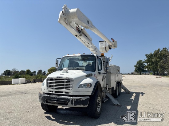 (Kansas City, MO) Altec AM60 E, Over-Center Material Handling Bucket Truck rear mounted on 2017 Frei