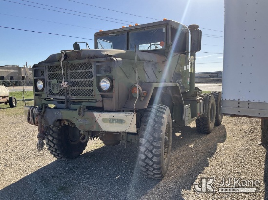 (Waxahachie, TX) 1991 BMY Harsco M931A2 WO/W 6X6 T/A Truck Tractor Not Running, Conditions Unknown)
