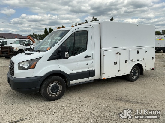 (South Beloit, IL) 2017 Ford Transit T-250 Cutaway Enclosed Service Van Runs & Moves) (Dash Warning