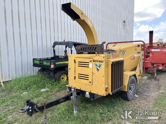 (Houston, TX) 2018 Vermeer BC1000XL Chipper (12in Drum) Not Running, Condition Unknown) (Buyer Self