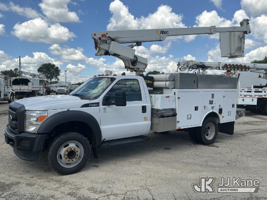 (South Beloit, IL) Altec AT200A, Telescopic Non-Insulated Bucket Truck mounted behind cab on 2013 Fo