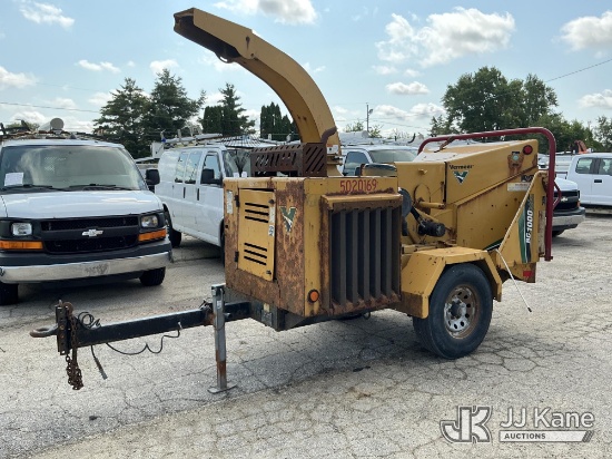 (South Beloit, IL) 2017 Vermeer BC1000XL Chipper (12in Drum) Non-Titled) (Runs & Clutch Engages)(Sel
