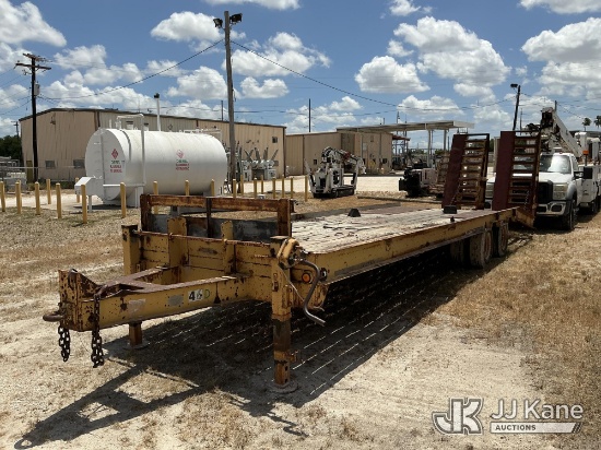 (Olmito, TX) 1997 Belshe FB-30 T/A Tagalong Equipment Trailer, Cooperative Owned And Maintained, 23f