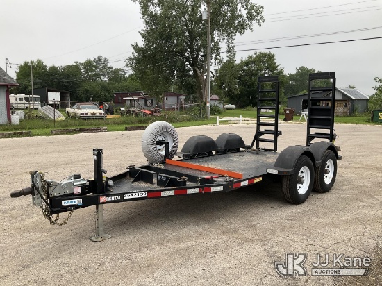 (South Beloit, IL) 2023 MMDI Inc. E510H T/A Tagalong Equipment Trailer, Overall- 17ft Level Deck- 10