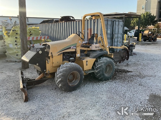 (Carrollton, TX) 2010 Vermeer Corporation RTX550 Rubber Tired Trencher Runs, Moves & Operates
