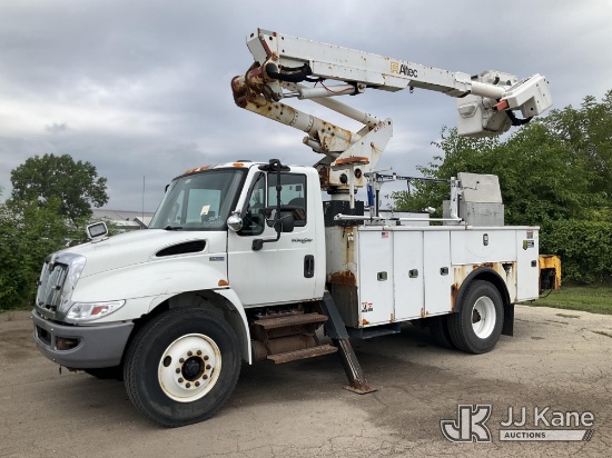(South Beloit, IL) Altec TA41M, Articulating & Telescopic Material Handling Bucket Truck mounted beh