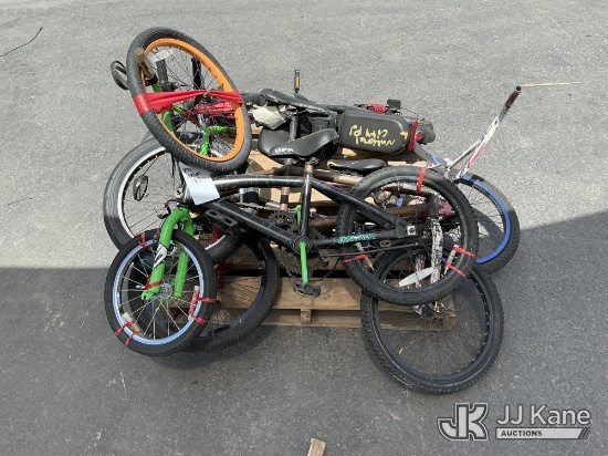 (Jurupa Valley, CA) (1 Pallet) Bicycles (Used) NOTE: This unit is being sold AS IS/WHERE IS via Time