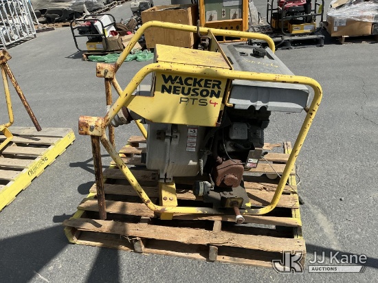 (Jurupa Valley, CA) One Wacker Neuson Trash Pump (Used) NOTE: This unit is being sold AS IS/WHERE IS