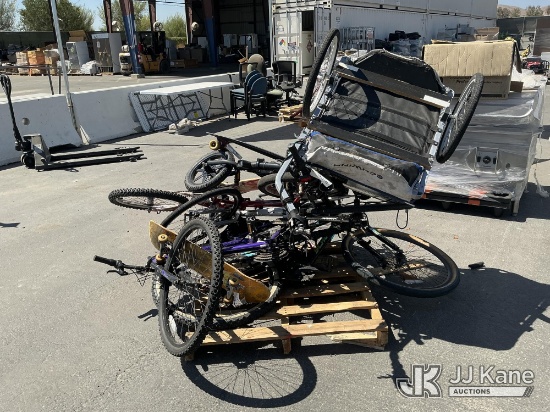 (Jurupa Valley, CA) Pallet Of Bicycles (Used) NOTE: This unit is being sold AS IS/WHERE IS via Timed