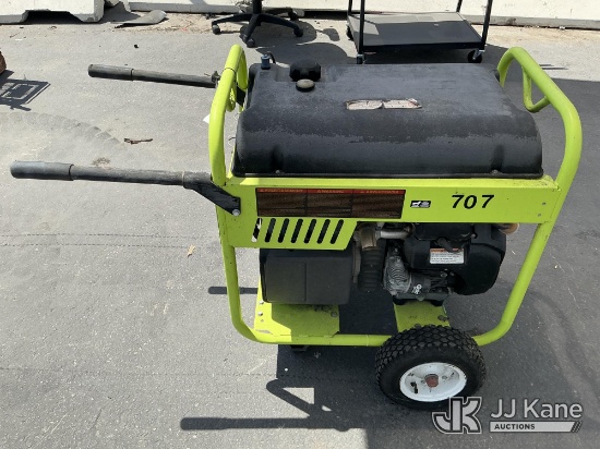 (Jurupa Valley, CA) Pramac Generator (Used) NOTE: This unit is being sold AS IS/WHERE IS via Timed A