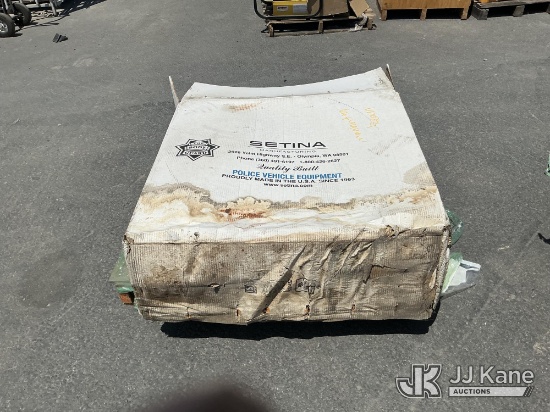 (Jurupa Valley, CA) Setina Police Vehicle Equipment (Used) NOTE: This unit is being sold AS IS/WHERE