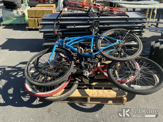 (Jurupa Valley, CA) (1 Pallet) Bicycles (Used) NOTE: This unit is being sold AS IS/WHERE IS via Time