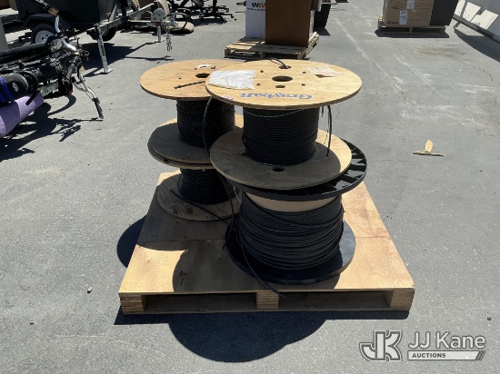 (Jurupa Valley, CA) (1 Pallet) Cable Spools (Used) NOTE: This unit is being sold AS IS/WHERE IS via